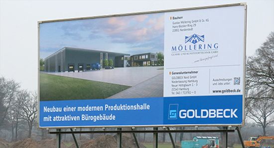 Bauschild Möllering in Norderstedt 2013